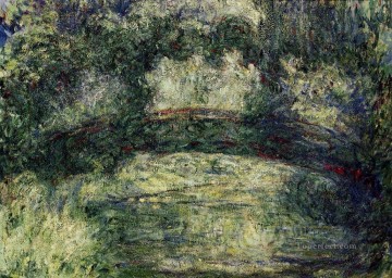 Impressionism Flowers Painting - The Japanese Bridge VIII Claude Monet Impressionism Flowers